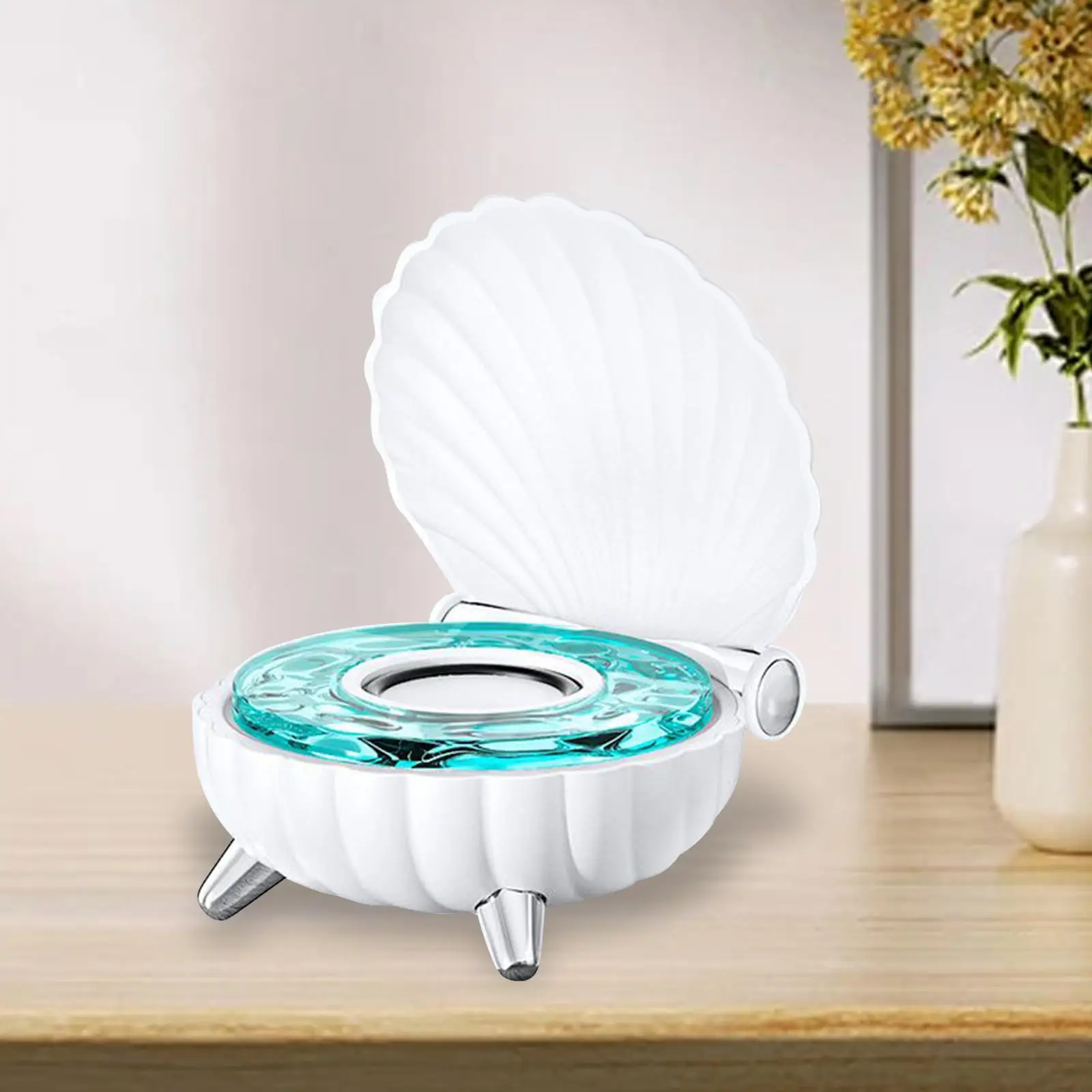 Shell Lamp Speaker Easy to Use Portable High Performance Night Lamp Sound Speaker for Living Room Indoor Home Bedroom Ideal Gift