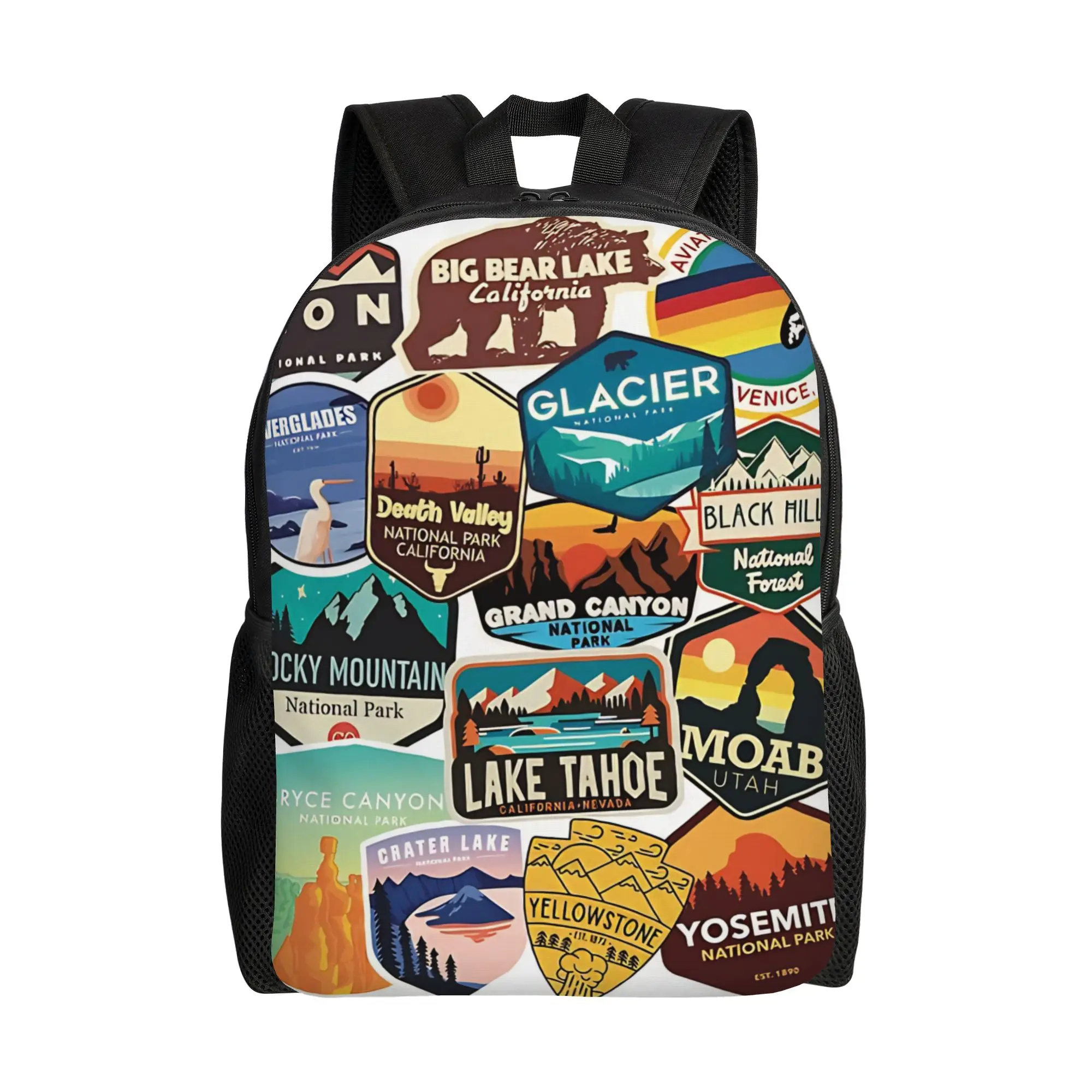 National Parks Outdoor Explorer Schoolbag Workers Sporty Fashionable mochila Large Capacity Laptop Bag Back To School Season