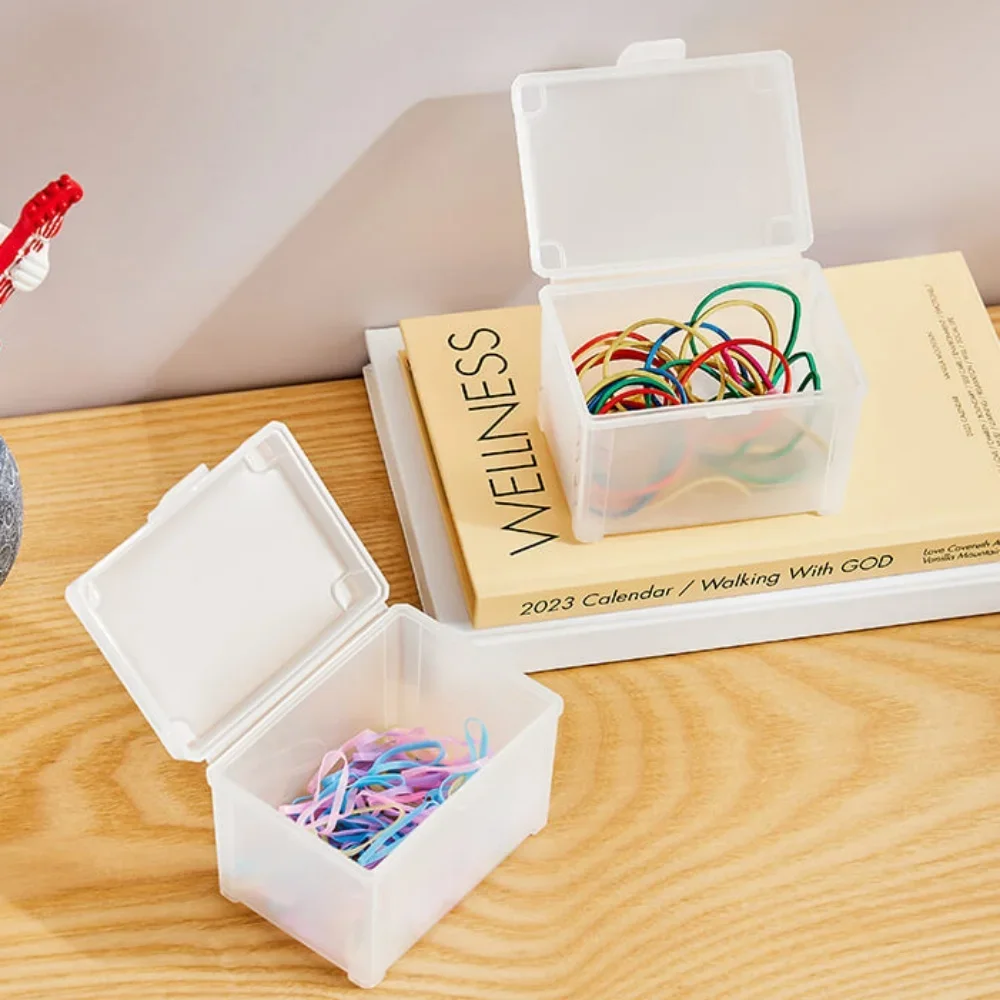 Transparent Idol Photo Storage Case Plastic Albums Photocards Small Card Collection Organizer Photo Card Holder Box