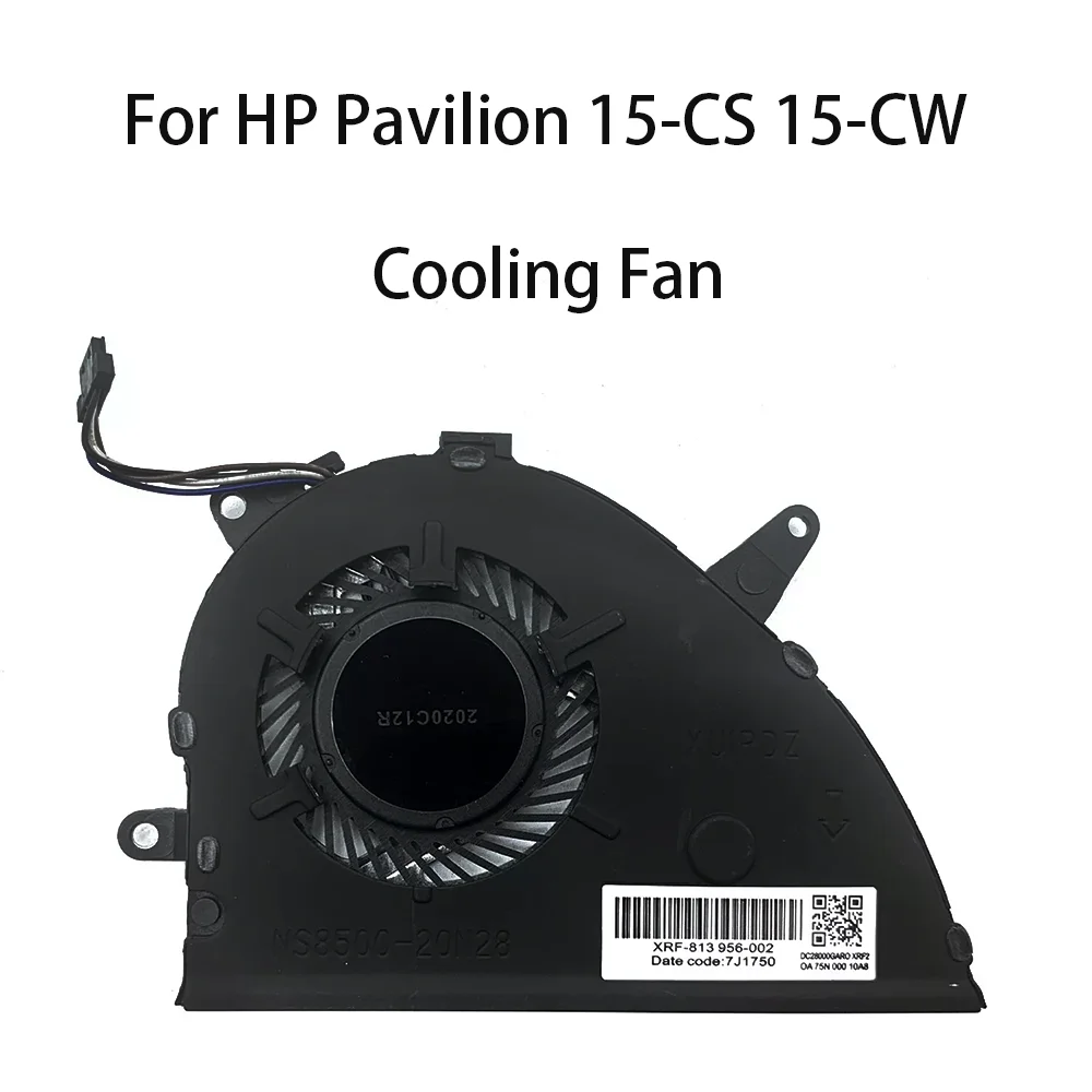 

Оригинальный охлаждающий вентилятор для HP Pavilion 15-CS 15-CW 15-CS00615T 15-CS0053CL 15-CS0061ST L25584-001 L25585-001 TPN-Q210 TPN-Q208