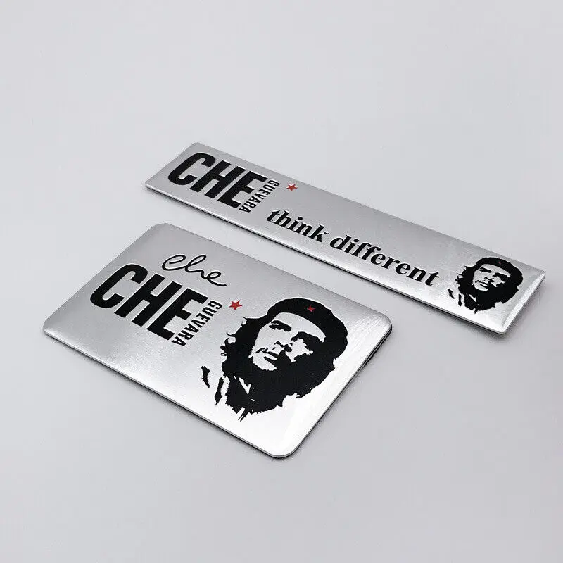 Cuba Che Guevara 3D Metal Emblem Car Side Rear Tailgate Trunk Door Fender Sticker Trim Universal