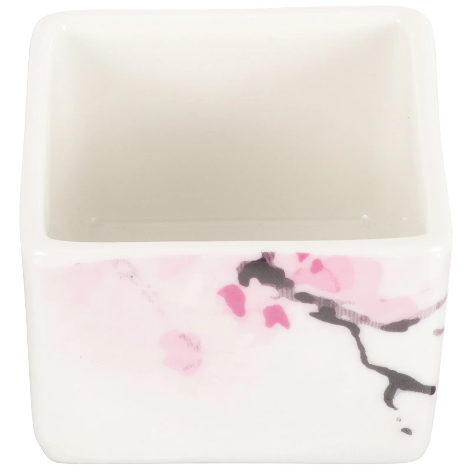 

Creative Square Ceramic Bowl Large Capacity Microwave Safe Serving Bowl for Soups Salads Snacks Desserts Home Restaurant Use