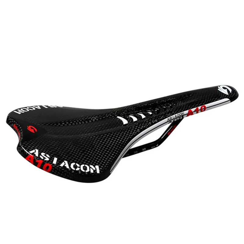 

Ultralight Carbon 3K Glossy Hollow Seat Saddle Cushion MTB Road Bicycle Racing Bike Saddle Comfortable Bicycle Accessories
