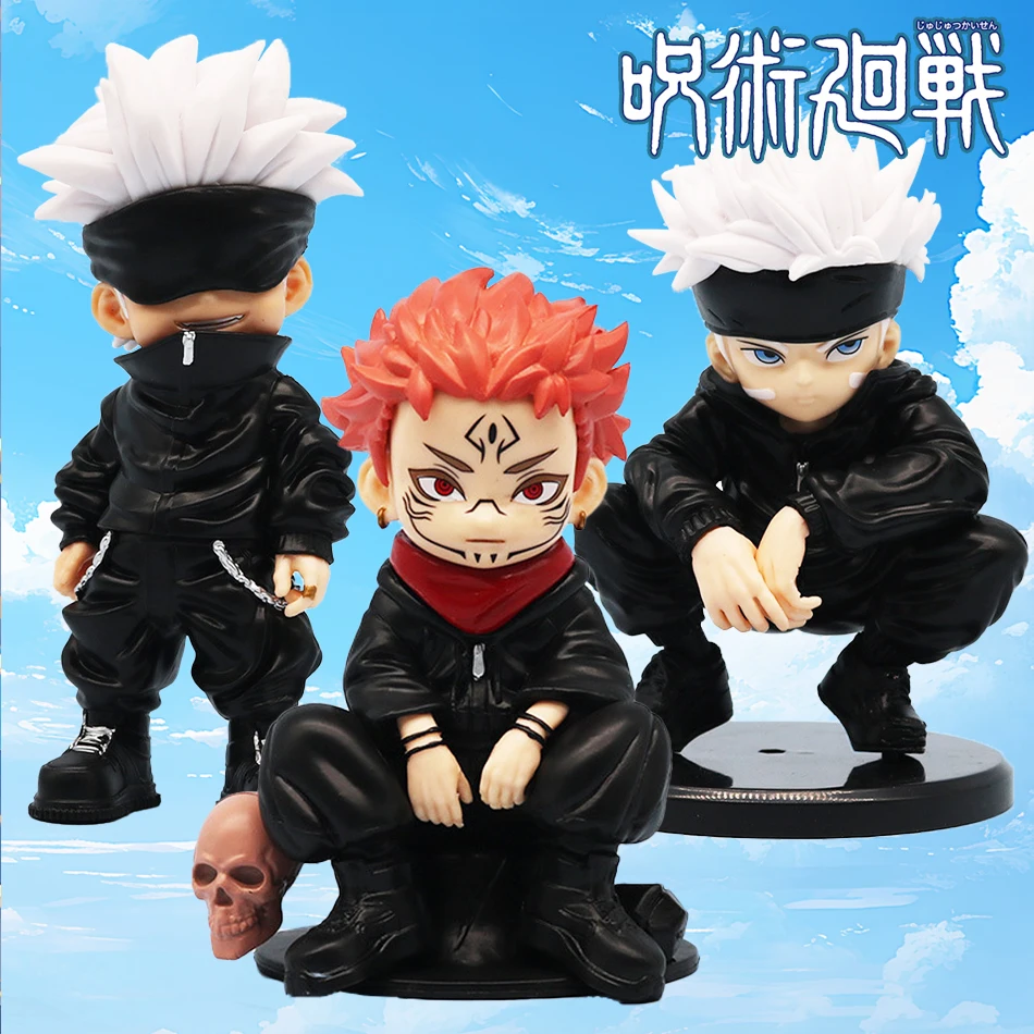 Jujutsu Kaisen Anime Figuur 3 Stijl Satoru Gojo Action Figure Lord of the Curse Sukuna Beeldje Collection Model Pop Speelgoed Gift