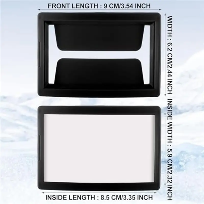 ABHQ-Ski Goggles Holder & Pass Card Organizer для быстого доступа, набор из 4 предметов, идеально подходит для любителей зимних видов спорта