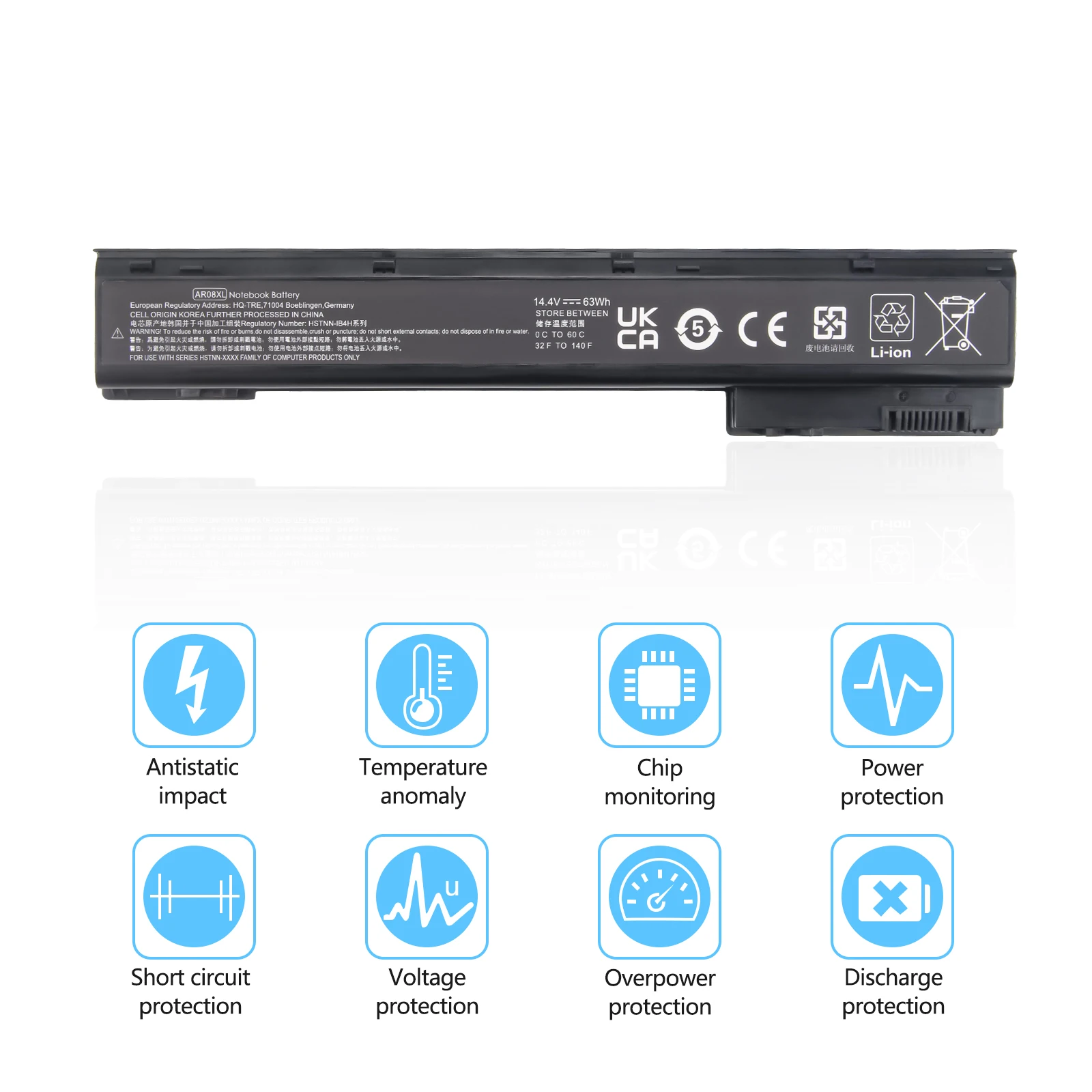 Oyomba AR08XL Laptop Battery for HP ZBook 17 Series HP ZBook 17 G1 17 G2 HP ZBook 15 Series 707614-121 707614-141 707615-141