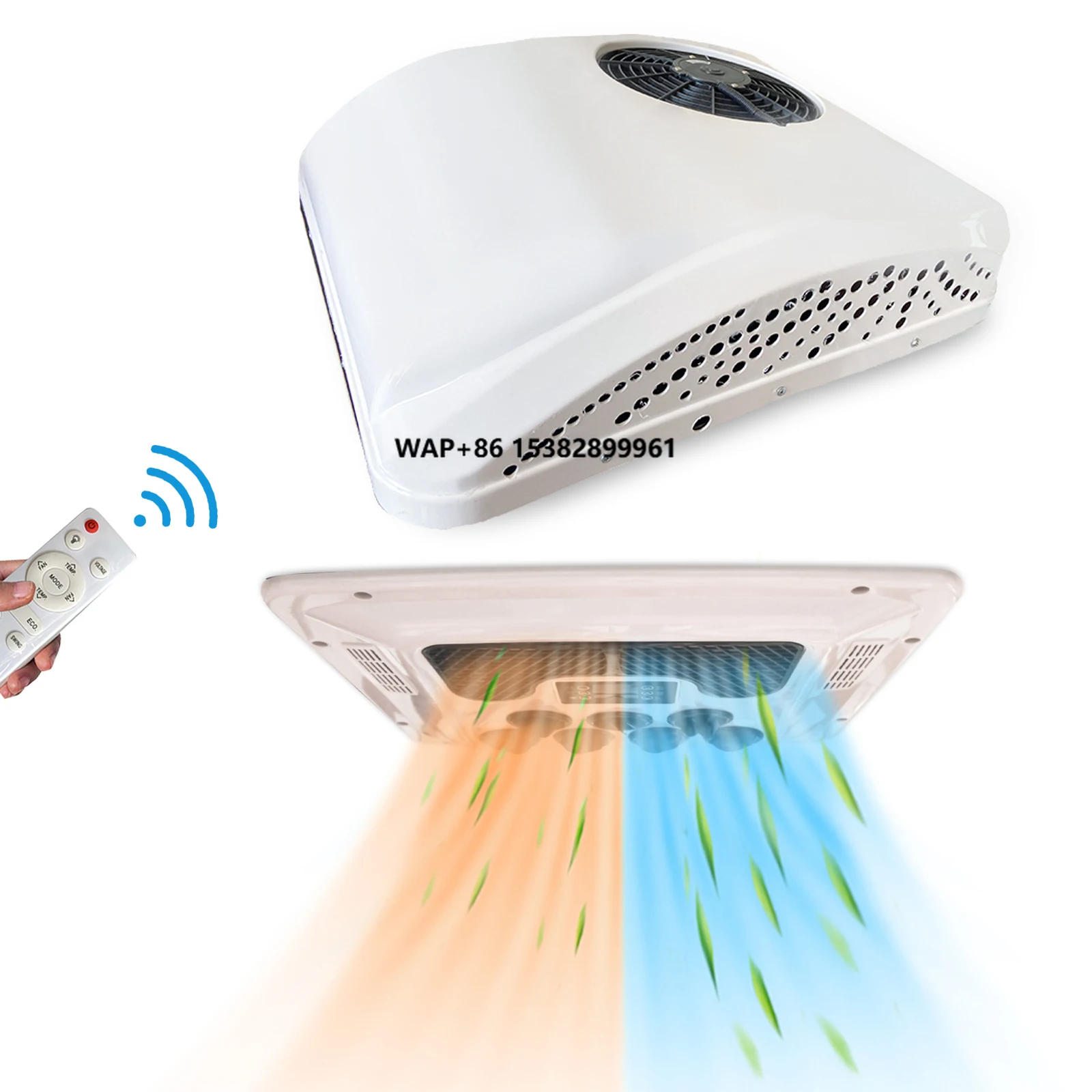 

Roof-mounted DC 12V/24V Parking air Conditioning System Is Used for Cars, Trucks, Buses, Campers and Other Vehicles