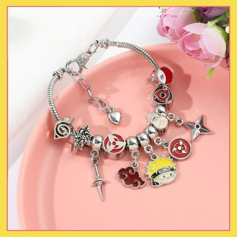 

Popular anime Naruto peripheral Naruto Pandora bracelet One Piece Monkey D. Luffy DIY creative jewelry bracelet accessories