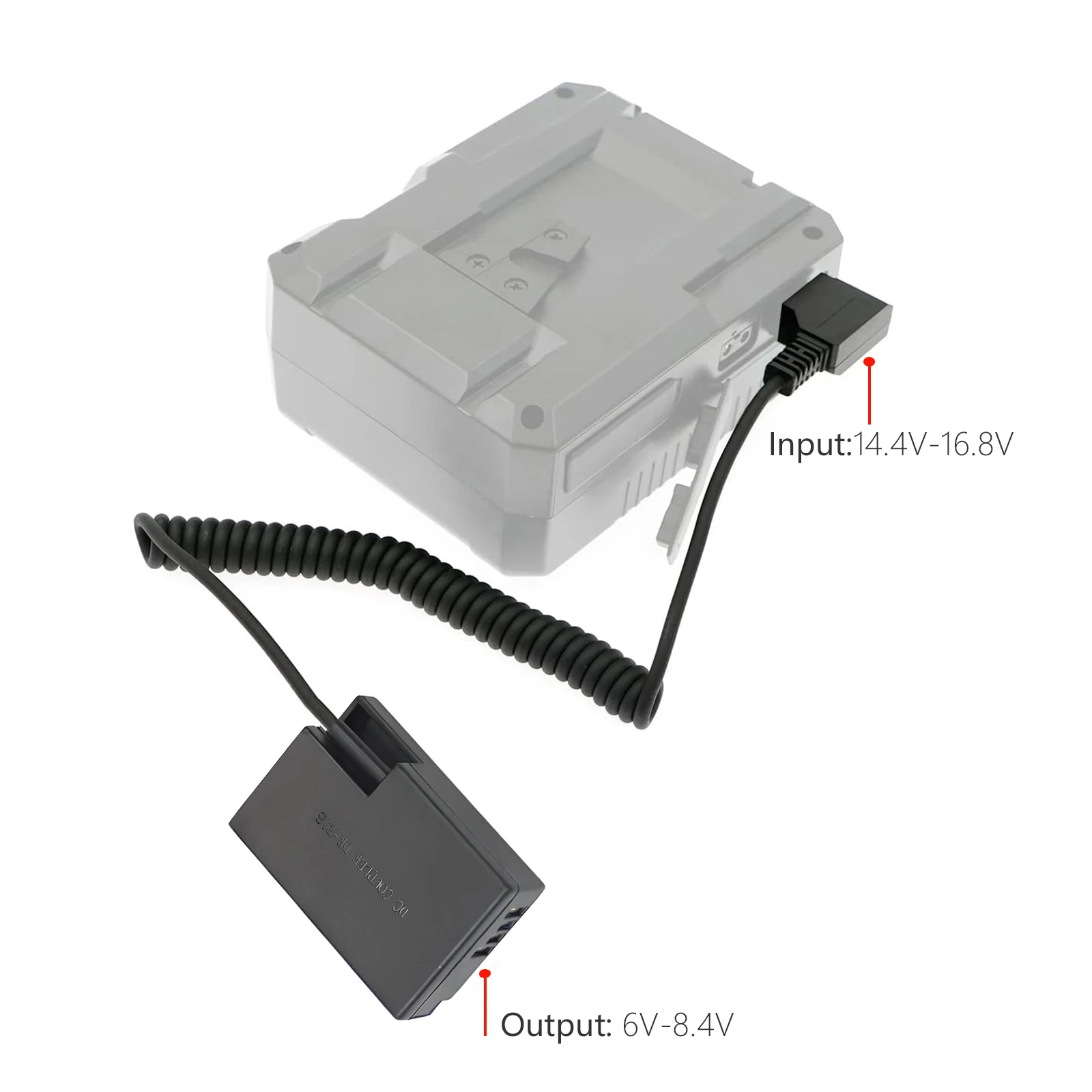 ACK-E18 DR-E18 LP-E17 Dummy Battery D-TAP Coupler for Canon EOS Rebel SL2 SL3 T6i T6S T7i T8i 200D II 250 X9i