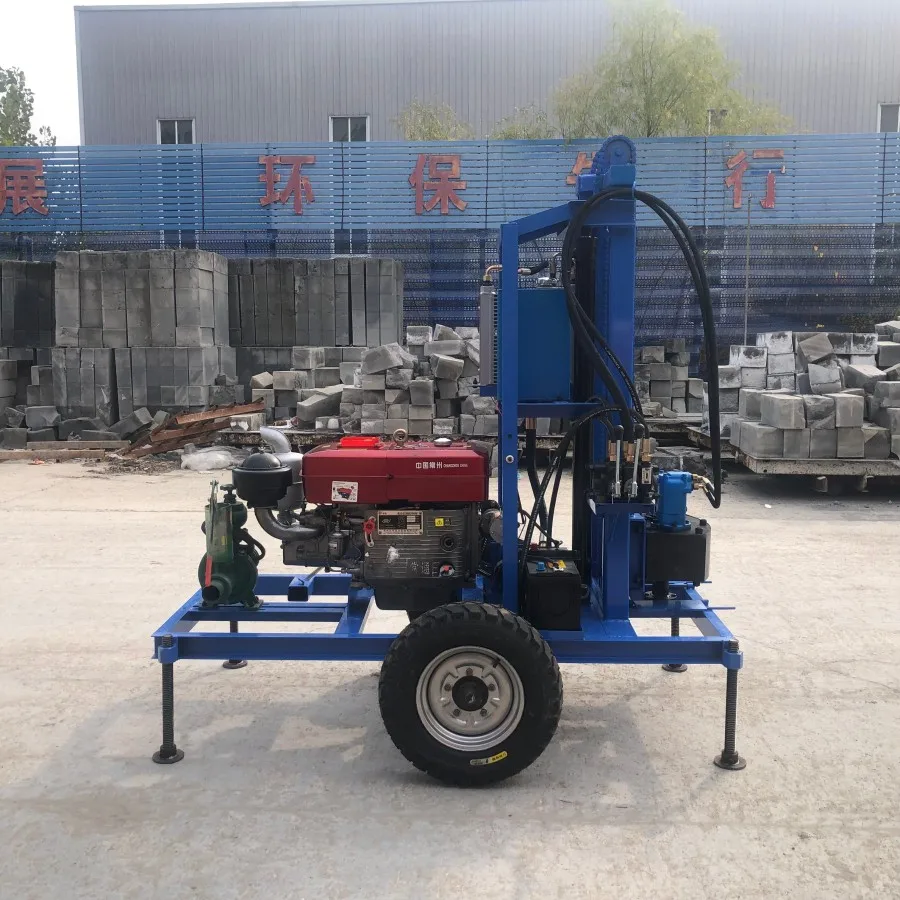 Wheeled Water Well Drilling RIGS With Various Drilling Methods in Different Terrain are Sold in China