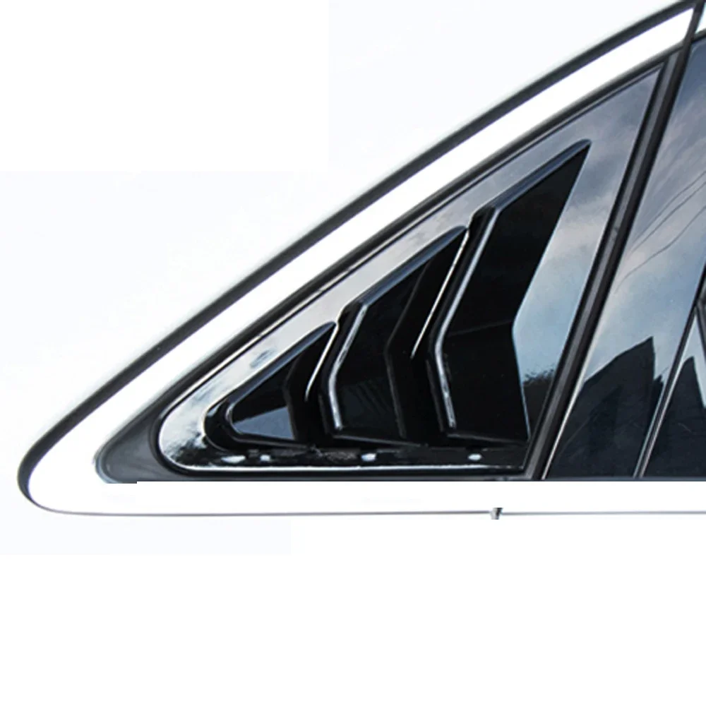 

New!For Audi A3 S3 8V 2014-2019 Side Rear Window Scoop Louver Shutter Sticker Cover Trim Car Styling