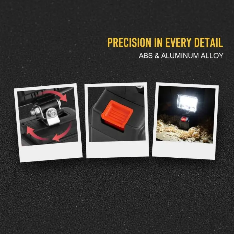 For Makita 18V Li-ion Battery LED Work Light 3/4 Inch Flashlight Portable Emergency Flood Lamp Camping Lamp