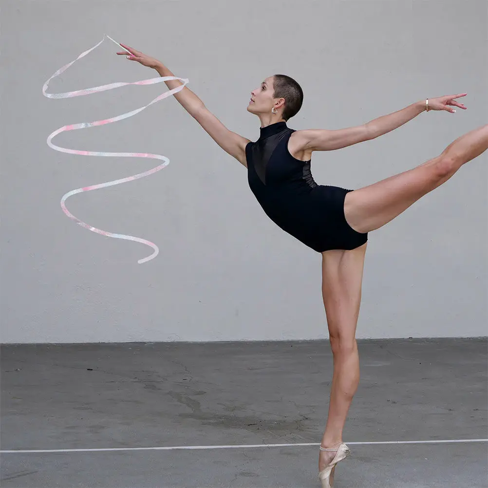 4 Pcs Dancing Wands Ribbon Dancer for Gymnastic Ribbons Gymnastics Streamers