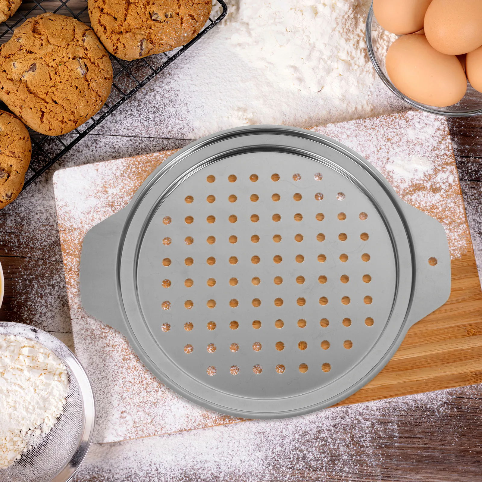 Stainless Steel Spaetzle Maker Double Handle Heat-Insulated Steaming Rack for Homemade German Noodles Spaetzle Pot Spaghetti
