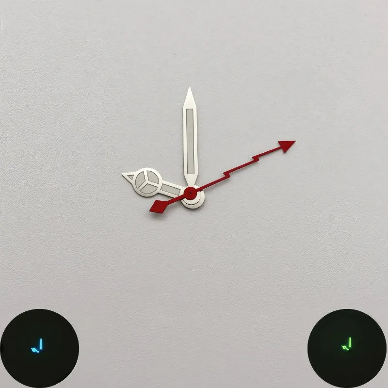 For NH35/NH36 watch hands watch modification accessories standard hands with colored lightning needles strong green ice blue