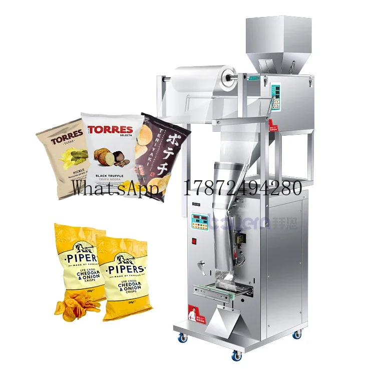Vertical Nitrogen Packaging Machinery for Banana Chips, Cookies, Macaroni & Puffed Snacks
