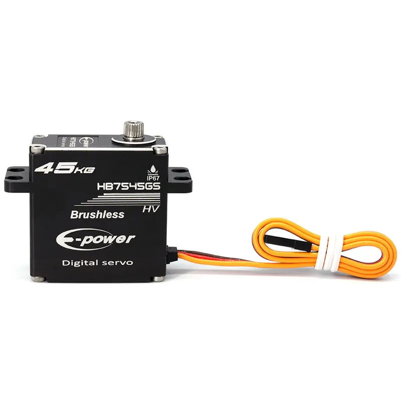 E-POWERRC 45KG Servo Brushless 180 270 Custodia in alluminio Impermeabile Digitale Metal Gear HV Coreless per 1/8 RC Crawler Parti di automobili giocattolo