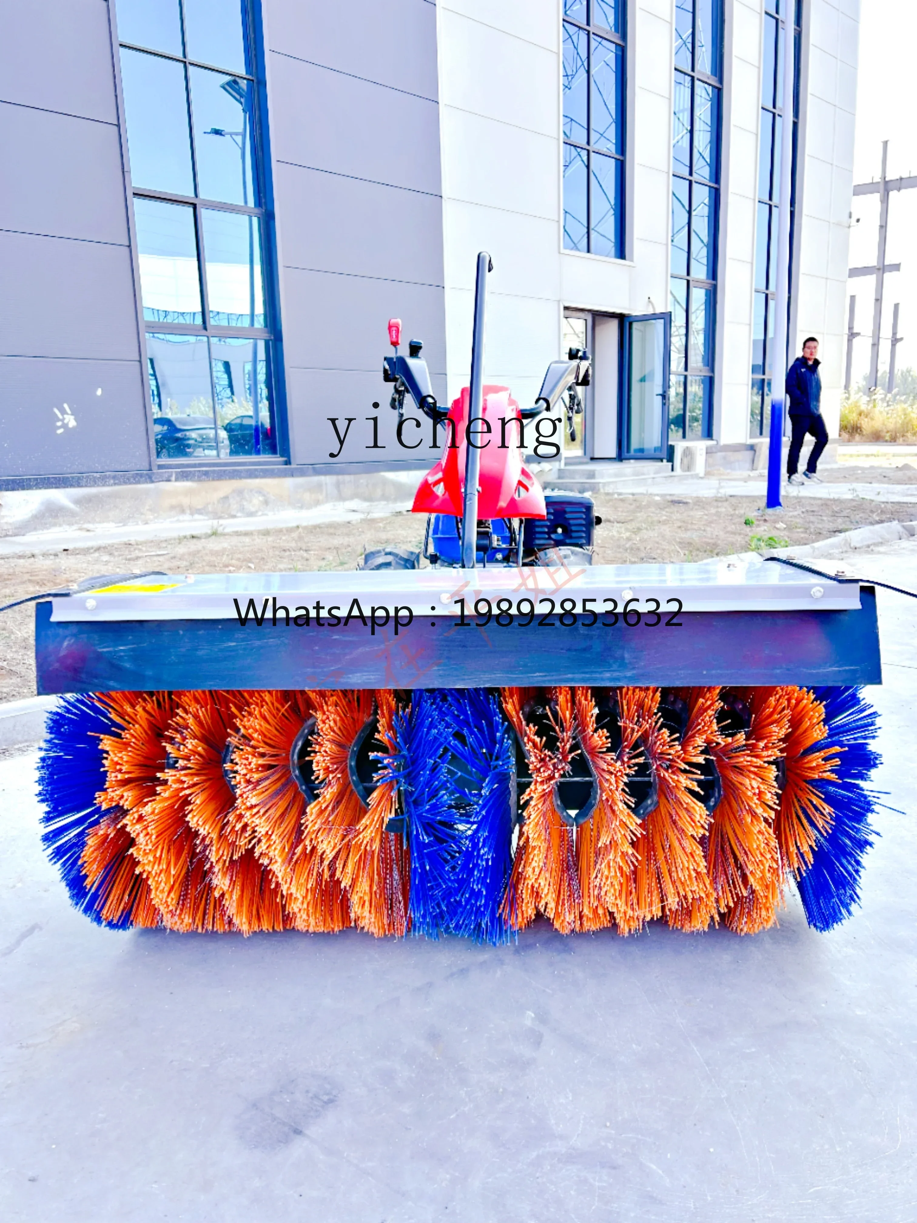 TQH Multifunctional Roller Brush Snow Cleaner Hand Support Full Gear Snow Cleaner Property Fish Pond  Diesel