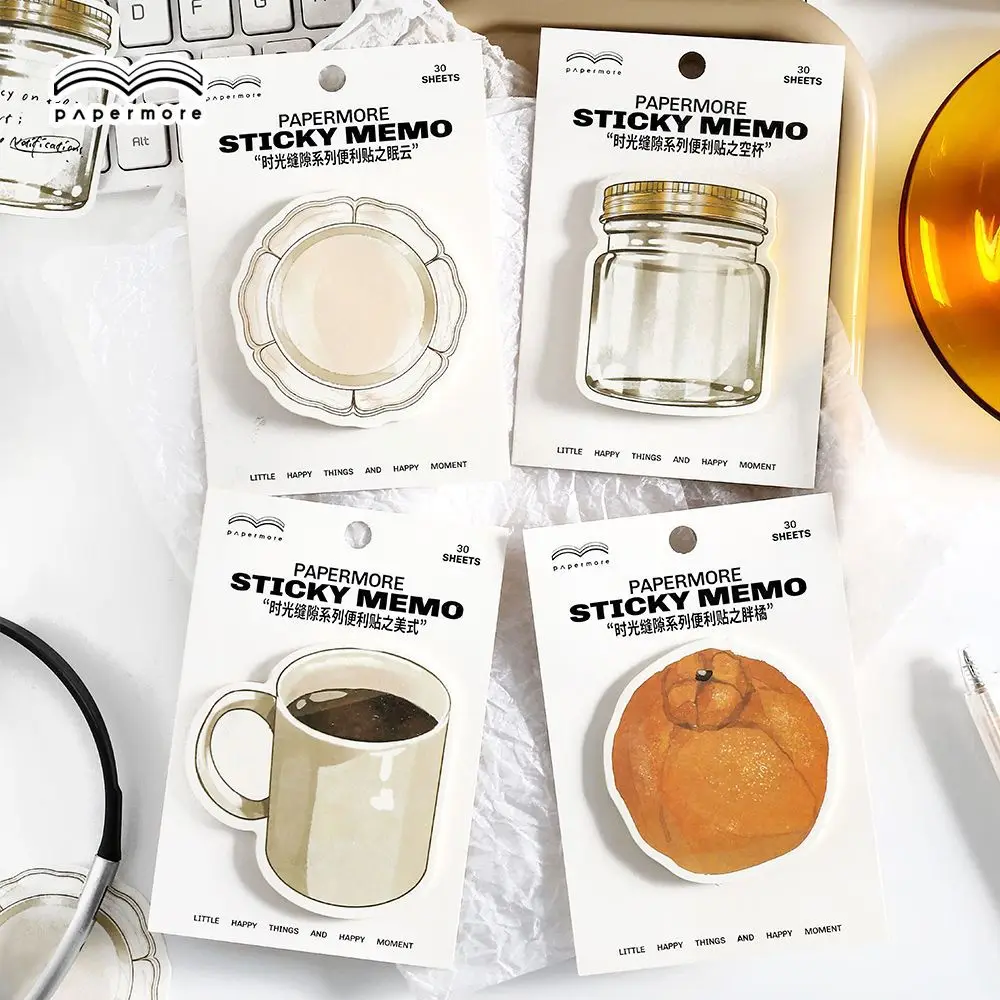 سلسلة الفجوة الزمنية الملاحظات اللاصقة المريحة ، مذكرة الطالب الأمريكية الرجعية القابلة للدموع ، كتاب الضيف ، Kawaii الثابتة