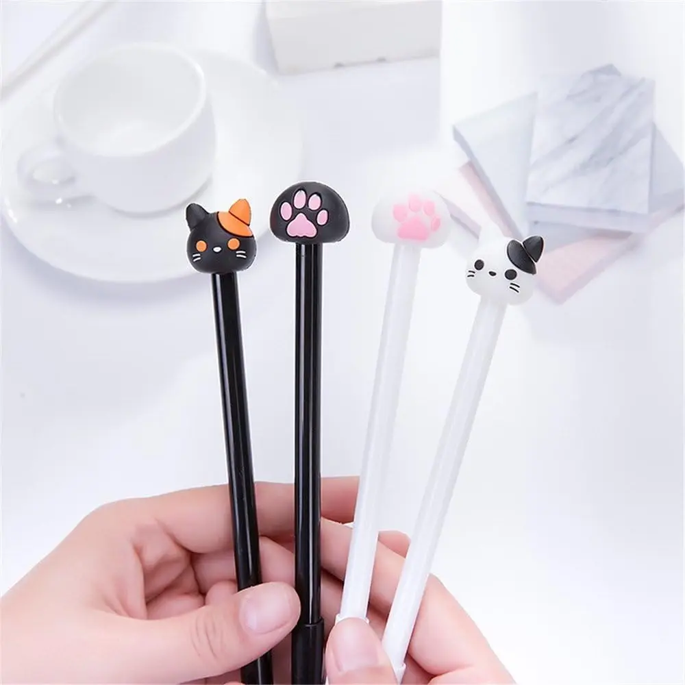 

36 Pcs Cute Kawaii Cat Paws and Cats Shape Gel Ink Pens School Office Supplies for Girls Stationery Novelty Pens for Kids