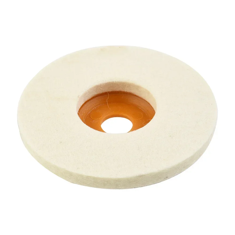 1Pc Polishing Wheel Buffing Angle Wheel Polishing Disc Grinding Wheel Wool 4In Spare Tools For Polishing Grinding