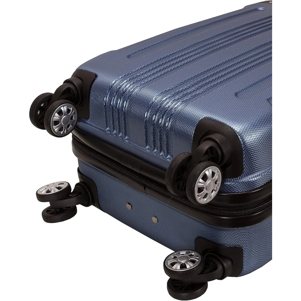 Расширяемая ручная кладь с возможностью 360° °   Spinner Wheels, легкий прочный чемодан из АБС-пластика для путешествий