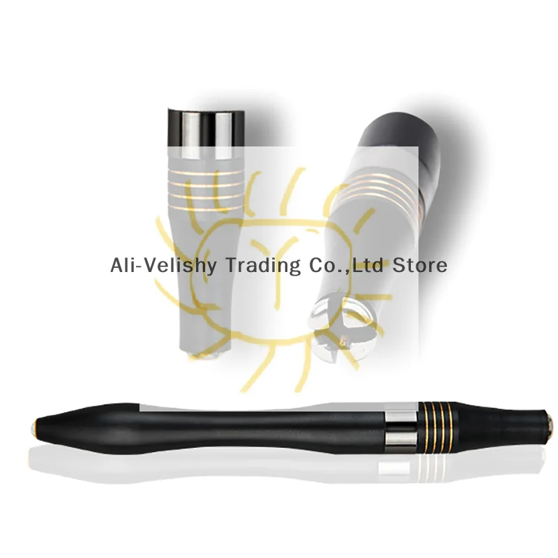 

1pcs Luxury Permanent Makeup Accessories Blue Black Microblading Aluminum Alloy Tattoo Manual Pen For Fog Eyebrow & Lips Makeup