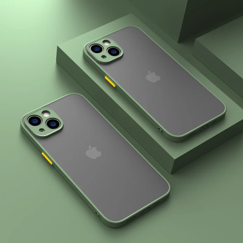 Capa de Telefone à Prova de Choque, Silicone Capa Dura, Novo, iPhone 15, iPhone 11, iPhone 12, iPhone 13 Mini, iPhone 14 Pro, iPhone XR, iPhone X, iPhone XS Max, iPhone 7, iPhone 8 Plus, iPhone SE, 2020