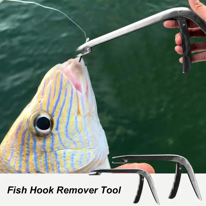 Hook Extractor Stainless Steel Fishing Extractor Freshwater And Saltwater Hooker Tool Fast Decoupling Squeeze-Out Separator