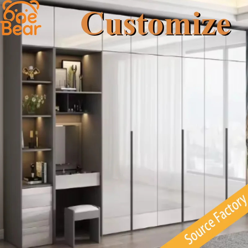 

Customizable modern freestanding wardrobes with an eco-friendly design, suitable for bedrooms, apartments, and hotels.