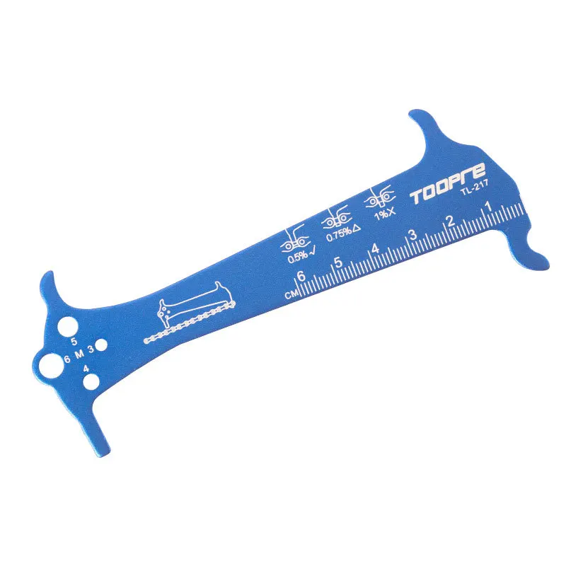 AliExpress NONE Bicycle Chain Checker Bike Chain Wear Indicator Ruler Repair Tool MTB Road Chain Gauge Bolt Measurement Checker Screw Diameter