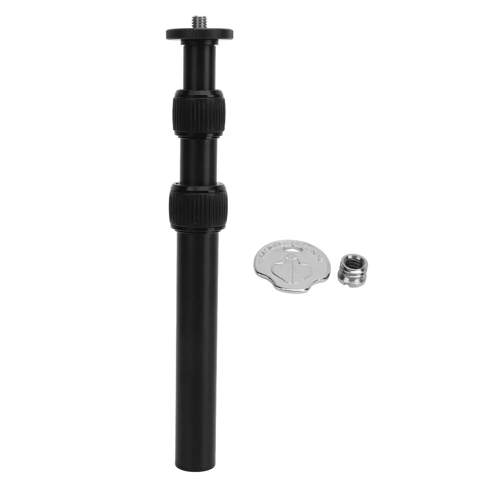 3-Section Tripod Extension Arm - Lightweight, Durable Anodized Center Column for travel Photography