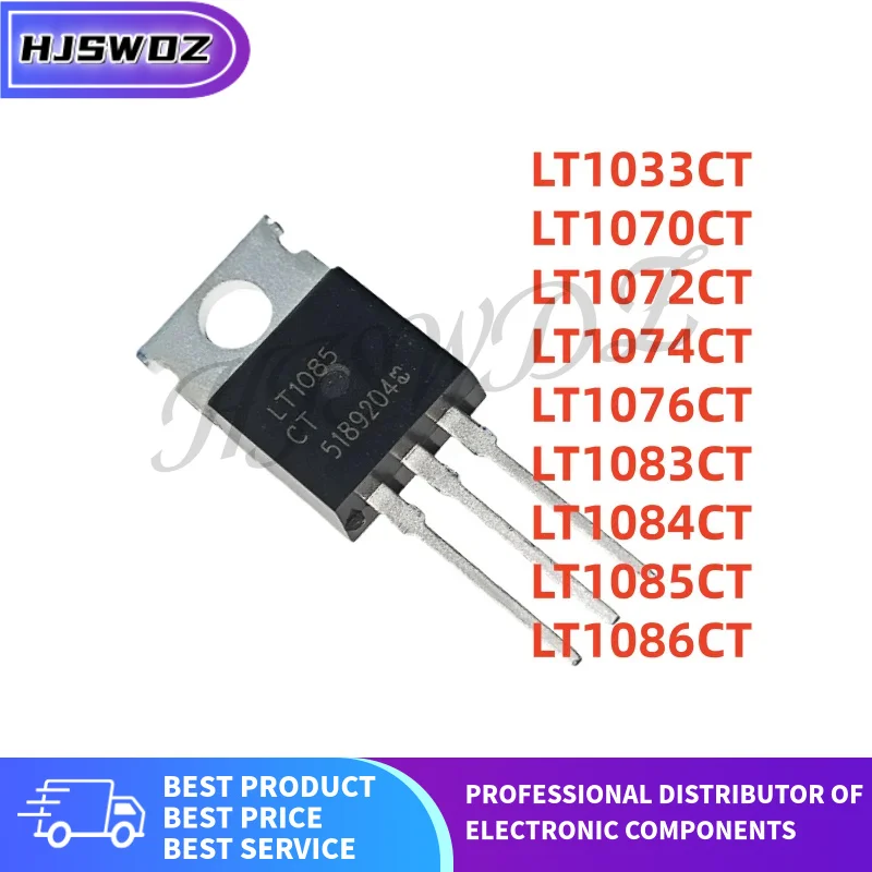 10Pcs LT1033CT LT1070CT LT1072CT LT1076CT LT1074CT LT1083CT LT1084CT LT1085CT LT1086CT NEW TO-220