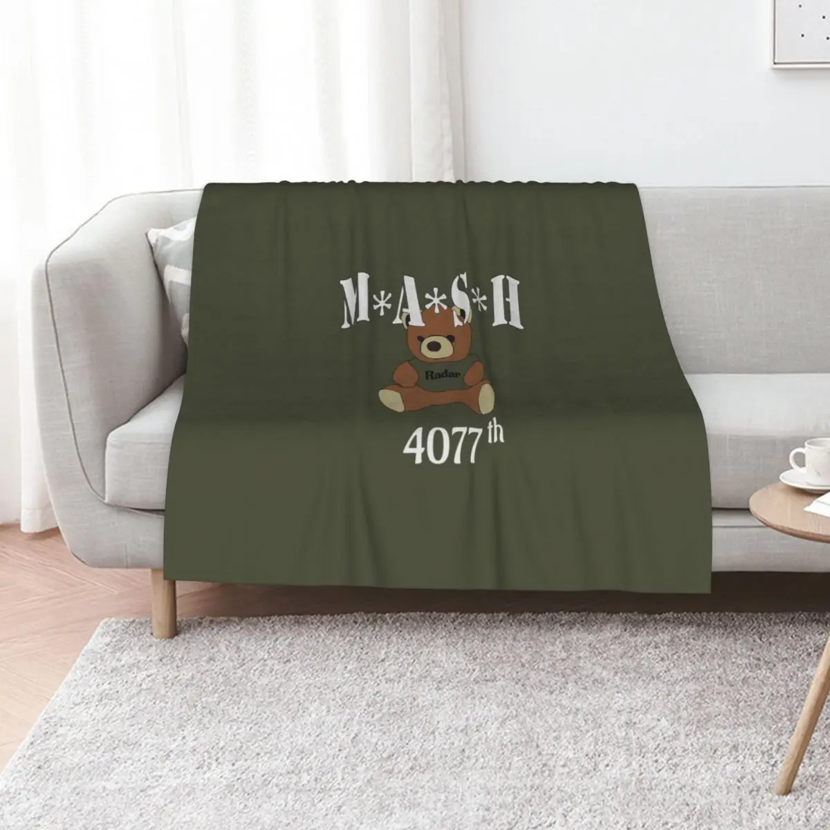 MASH Throw Blanket christmas gifts Sofa Throw Thermal Furry Quilt Luxury Thicken Blankets