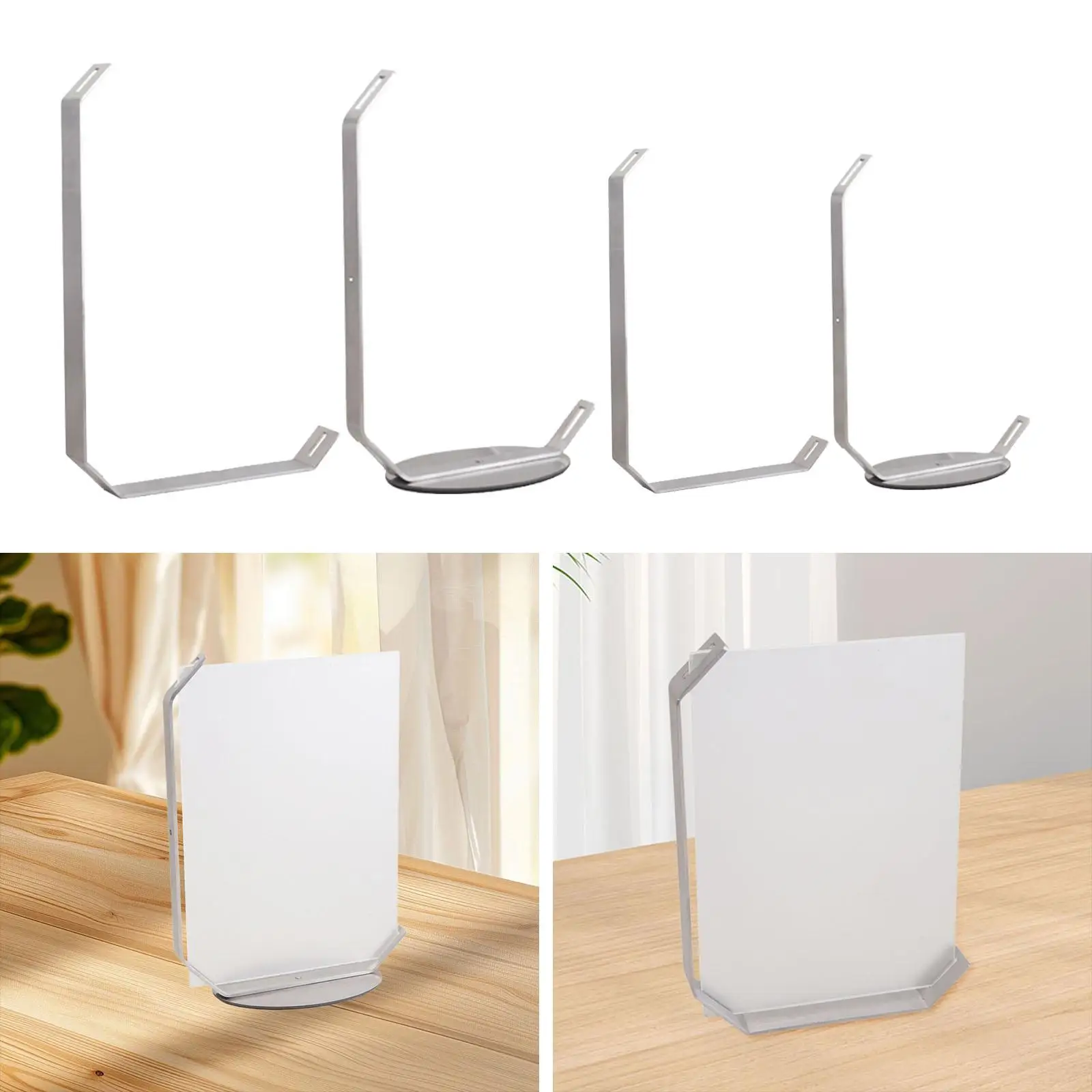 

Acrylic Sign Holder Multipurpose Paper Holder for Home Hotel Restaurants