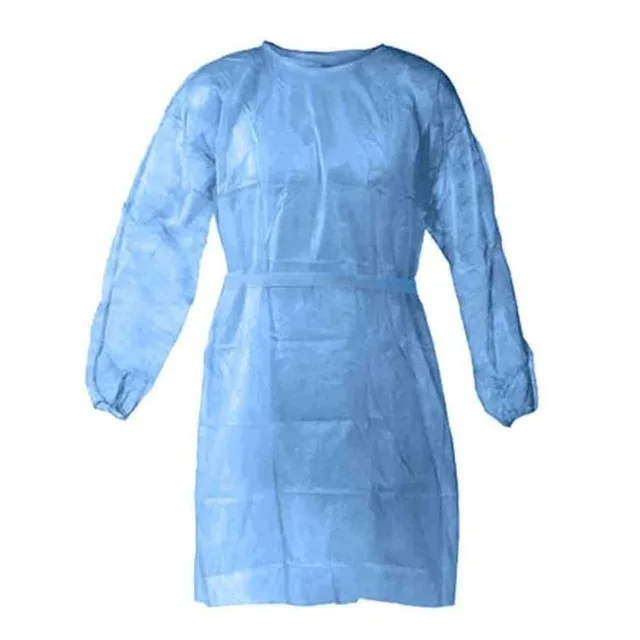 Unisex Wegwerp Beschermende Isolatie Kleding Anti-spugen Waterdicht Anti-olievlek Voedingsjurk Anti-condens Voedingspak 10 stuks
