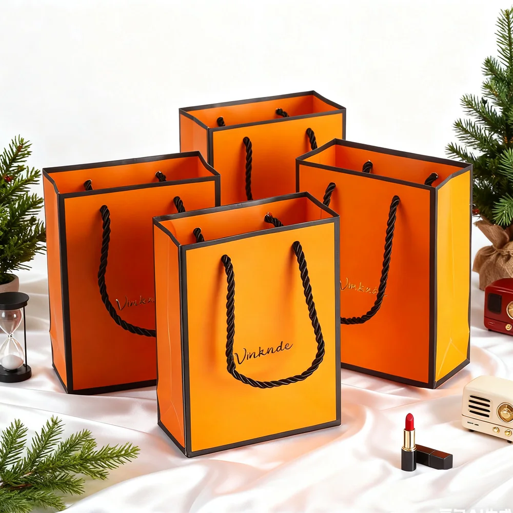 confezione-da-100-sacchetti-di-carta-premium-ideali-sacchetti-regalo-di-natale-per-feste-di-matrimonio-per-gioielli-in-stoffa-cosmetici-rossetti-stampa-logo-personalizzato