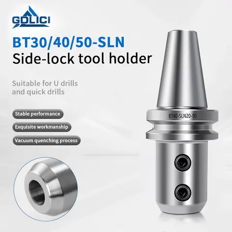 BT40 side-lock CNC tool holder, SLN16, 20, 25, 32, 40U drill, high-performance drill, BT50 and BT30 tool holders