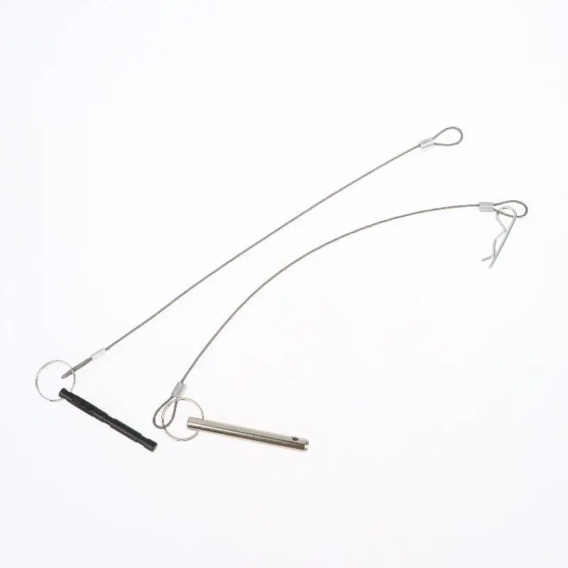 1Pcs Speaker Stand Safety Pin with Lanyard, Metal Locking Pin for Studio Stage Monitor, Audio Gear Equipment Secure Installatio
