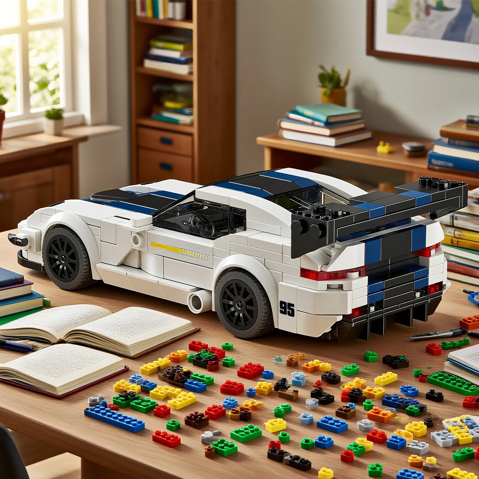 Snelheid Technische Racewagen Bouwstenen Set Stad Voertuig Sport MOC Model Met Display Box 432PCS Creatief Constructie Speelgoed