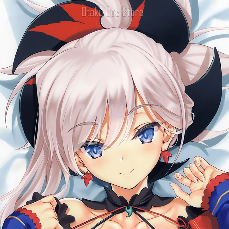 Anime Fate/Grand Order Miyamoto Musashi FGO Cosplay Dakimakura Hing Body Pillow Case Otaku Pillowcase Cushion Cover BMZP