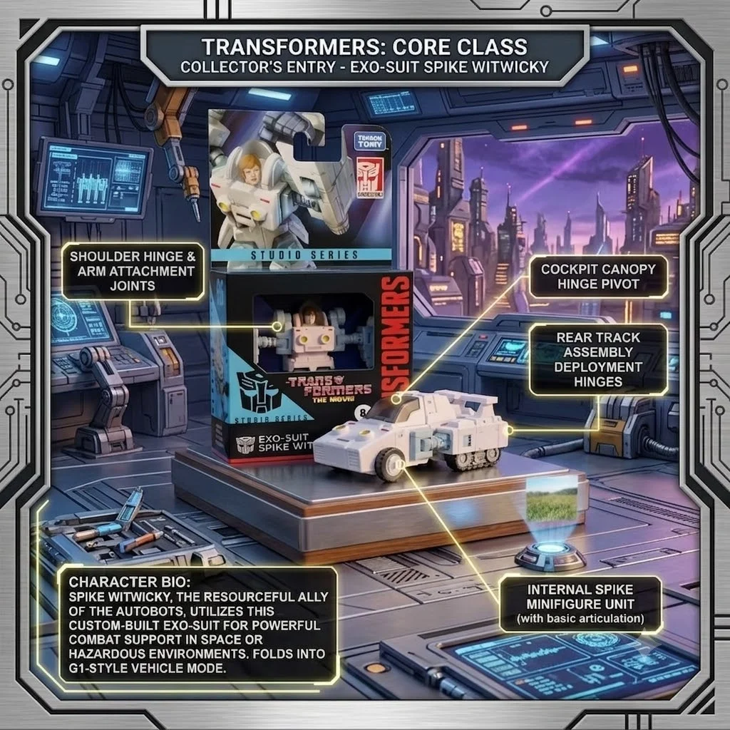 В наличии: Трансформирующийся робот SS86 Movie Exo-Suit Spike Witwicky Core Class, 100% оригинальная коллекционная фигурка, игрушка, подарок
