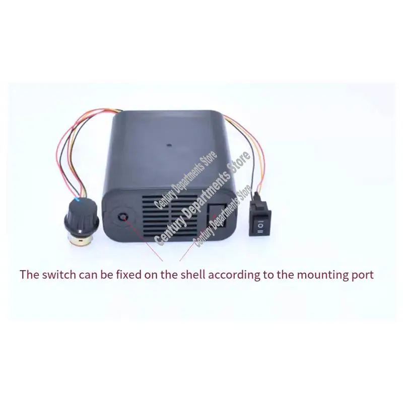 

ABRM-DC 10-55 В 60 А ШИМ-регулятор скорости двигателя 0-100% об/мин светодиодный цифровой регулируемый переключатель управления двигателем вперед и назад 1 шт.