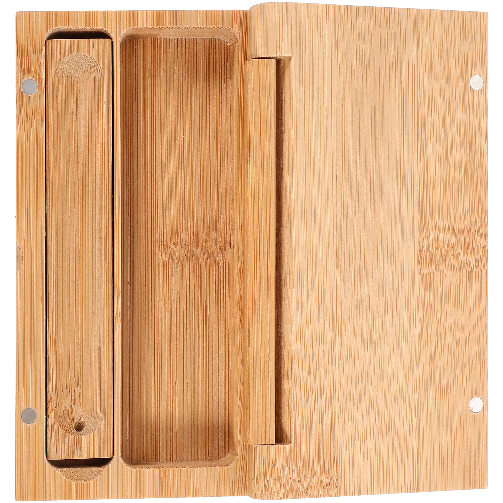 

2Sets Sandalwood Incense Box Exquisite Craftsmanship Natural Texture Lightweight Portable Wear-Resistant Multi-Function Wooden