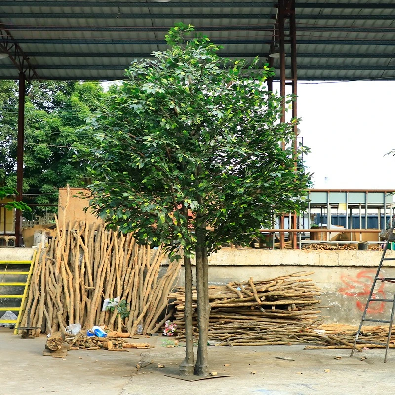 

Simulation Banyan Tree Hotel Wedding Large Decoration Garden Landscape Factory Direct Sales Can Be Made with Drawings