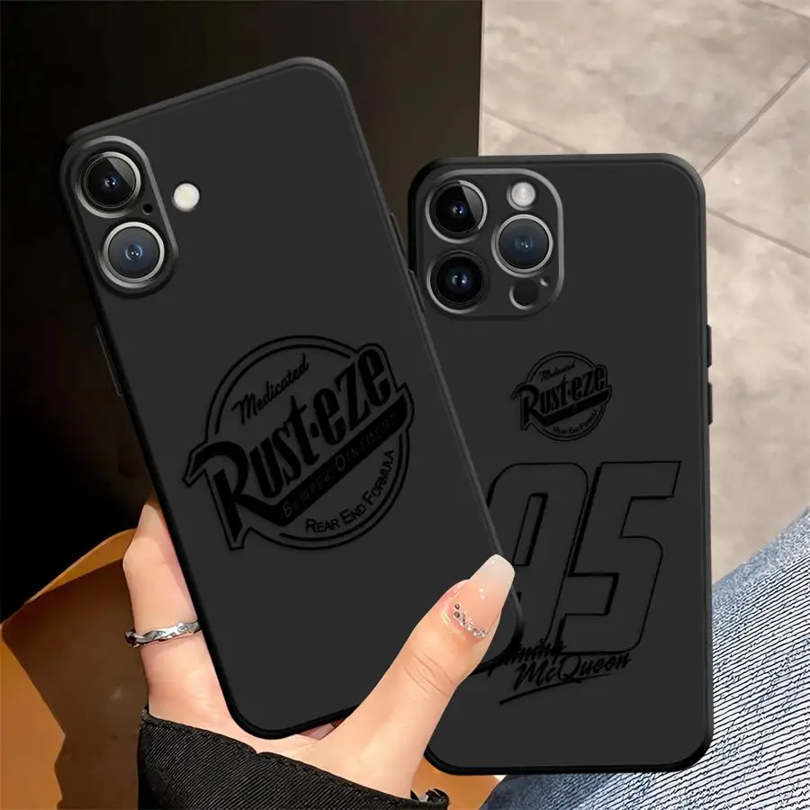 Disney Lightning McQueen Soft Back Phone Cover Case for iPhone X XS XR 7 8 11 13 Mini 15 Plus 14 12 17Air SE 17 16 Pro Max