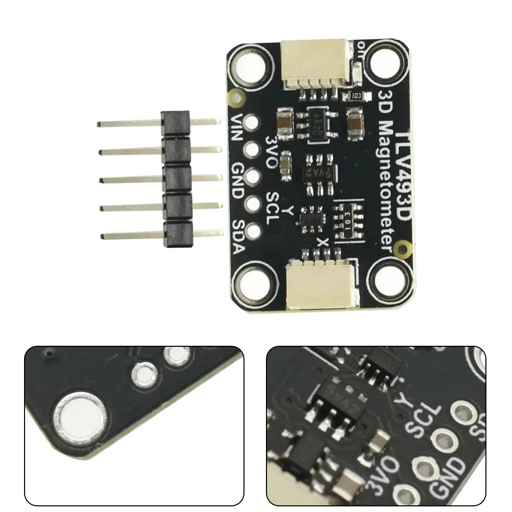 TLV493D 3-Axis Magnetometer Module for Advanced Sensing Tasks Including Calibration and Spatial Orientation Detection