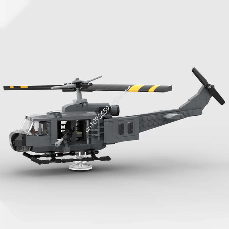 

428pcs MOC Bell UH-1 Iroquois Building Blocks Christmas Stress-Relief Collector for Adults creative Modular Buildings idea Gift