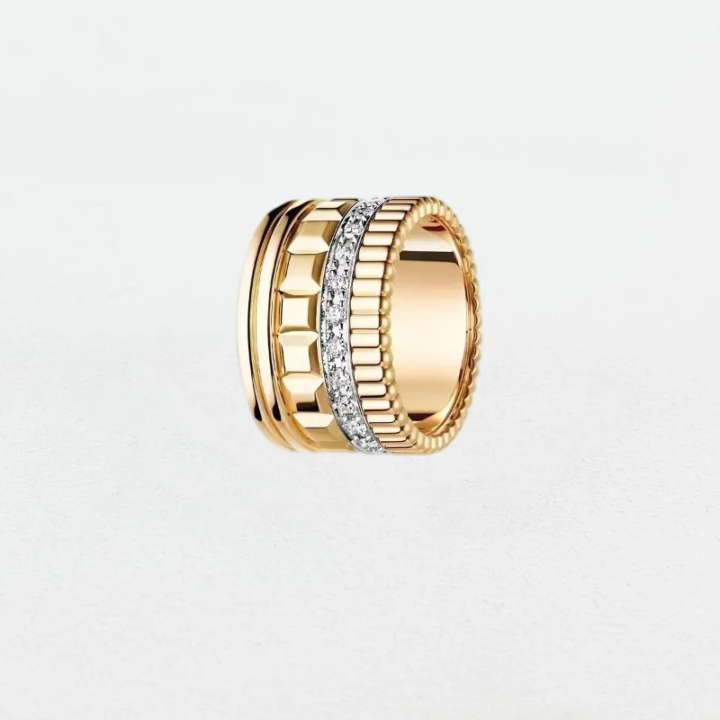 Elegant Imitation Pearl Closed Ring for Women, Round Smooth Pearl Inlay, Anti-fade Metal Frame, Solid Closed Band, Daily Accessory for Work, Party and Casual Looks