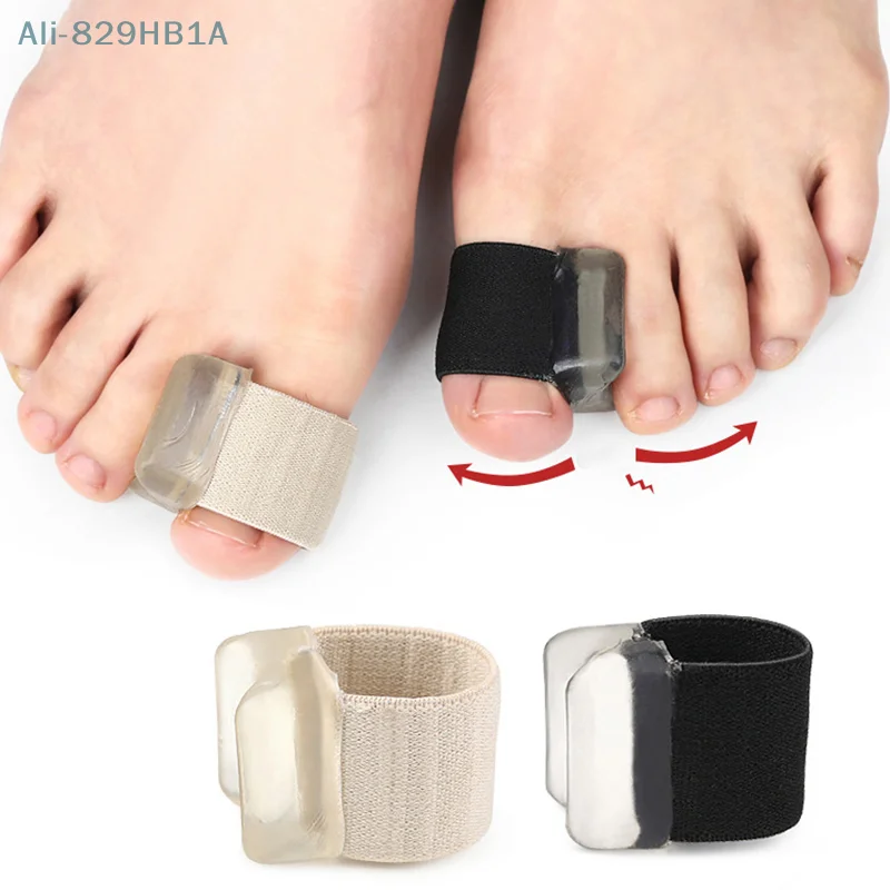 1 Paar Teen Separator Inlegzolen Ringscheiding Hallux Valgus Correctie Pads Voetverzorging Orthopedische Voet Teen Hallux Valgus Correct